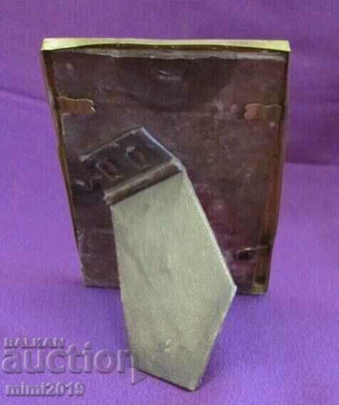 Auction  30s Vintich Bronze Mini Photo Frame