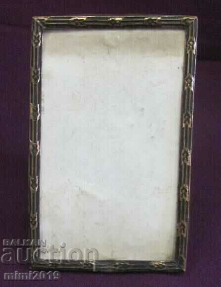 30s Vintich Bronze Mini Photo Frame - 6