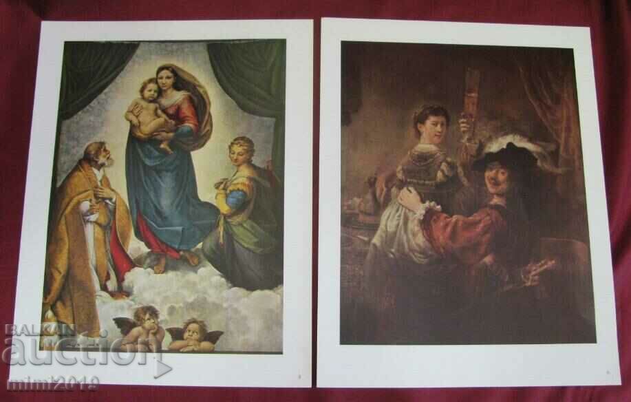 Delivery of Vintich Album with Lithographs of the Old Masters 11 pcs.