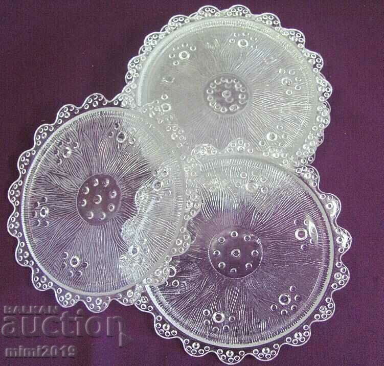 Vintich Service Crystal Cake Plates 6 pcs. - 5 Vintich Service Crystal Cake Plates 6 pcs. - 5