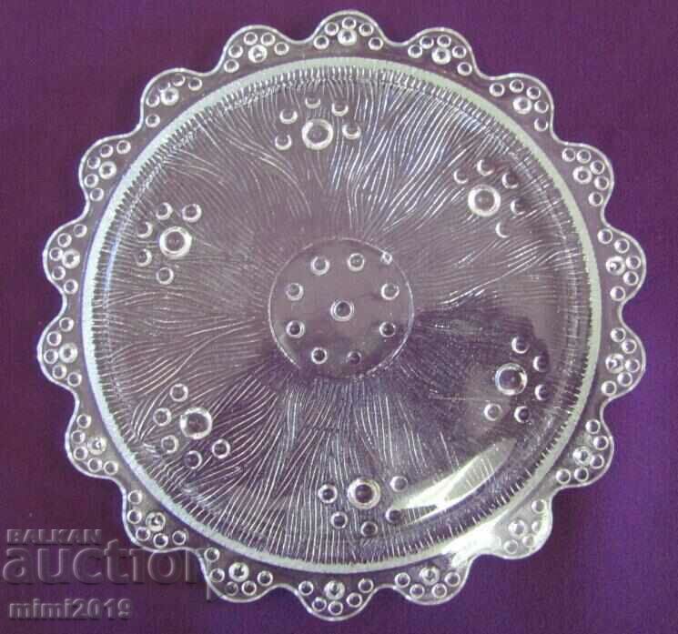 Vintich Service Crystal Cake Plates 6 pcs. - 6 Vintich Service Crystal Cake Plates 6 pcs. - 6