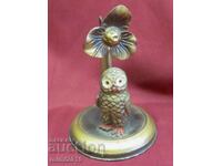 Vintich Art Deco Bronze Figure - Owl