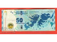 ARGENTINA ARGENTINA 50 Pesos SCRISOARE - B - numarul 2015