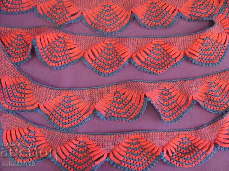 Auction Vintich Hand Knitted Lace, cotton threads Auction Vintich Hand Knitted Lace, cotton threads