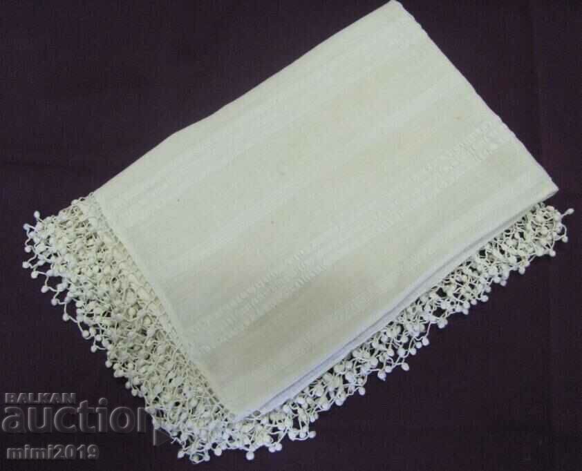 19th century Kenarena Bedspread hand-woven lace - 7 19th century Kenarena Bedspread hand-woven lace - 7