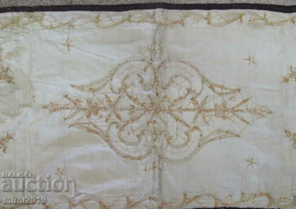 19th Century Gold Tinsel Velvet Jewish Shroud - 7 19th Century Gold Tinsel Velvet Jewish Shroud - 7