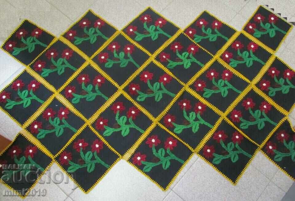 Μάλλινη χειροποίητη κουβέρτα του 19ου αιώνα - 7 Μάλλινη χειροποίητη κουβέρτα του 19ου αιώνα - 7