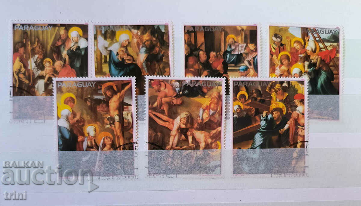 Paraguay 1983 Tablouri de artă Învierea