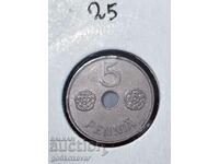 Finland 5 pennies 1941