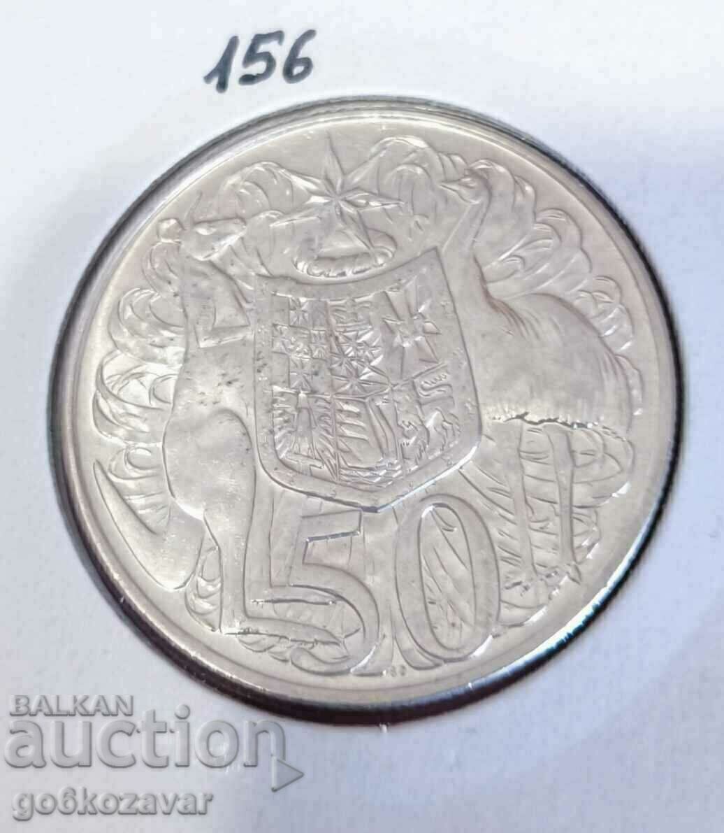 Australia 50 cents 1966 Silver ! Australia 50 cents 1966 Silver !