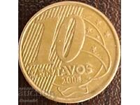 10 centavos 2004, Brazilia