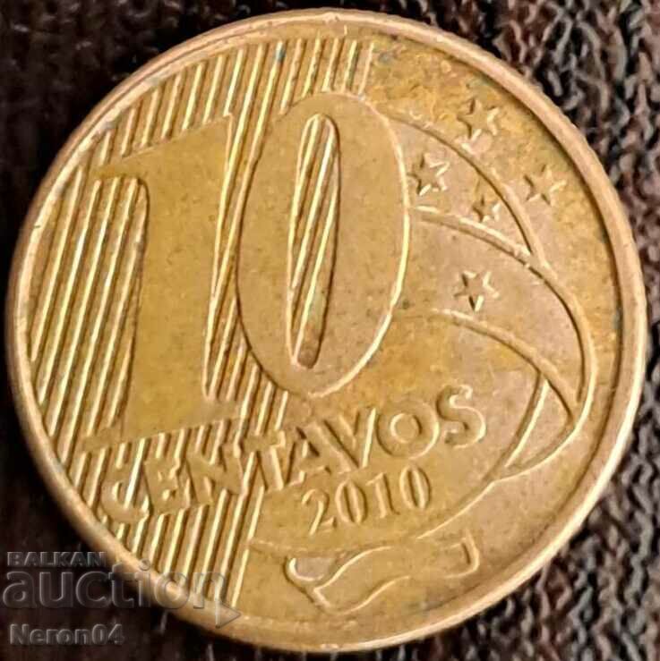 10 centavos 2010, Brazilia