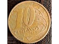 10 centavos 2010, Brazil