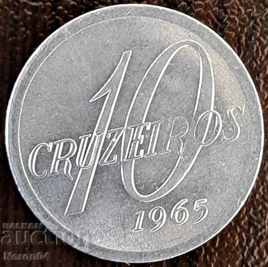 10 cruzeiro 1965, Βραζιλία