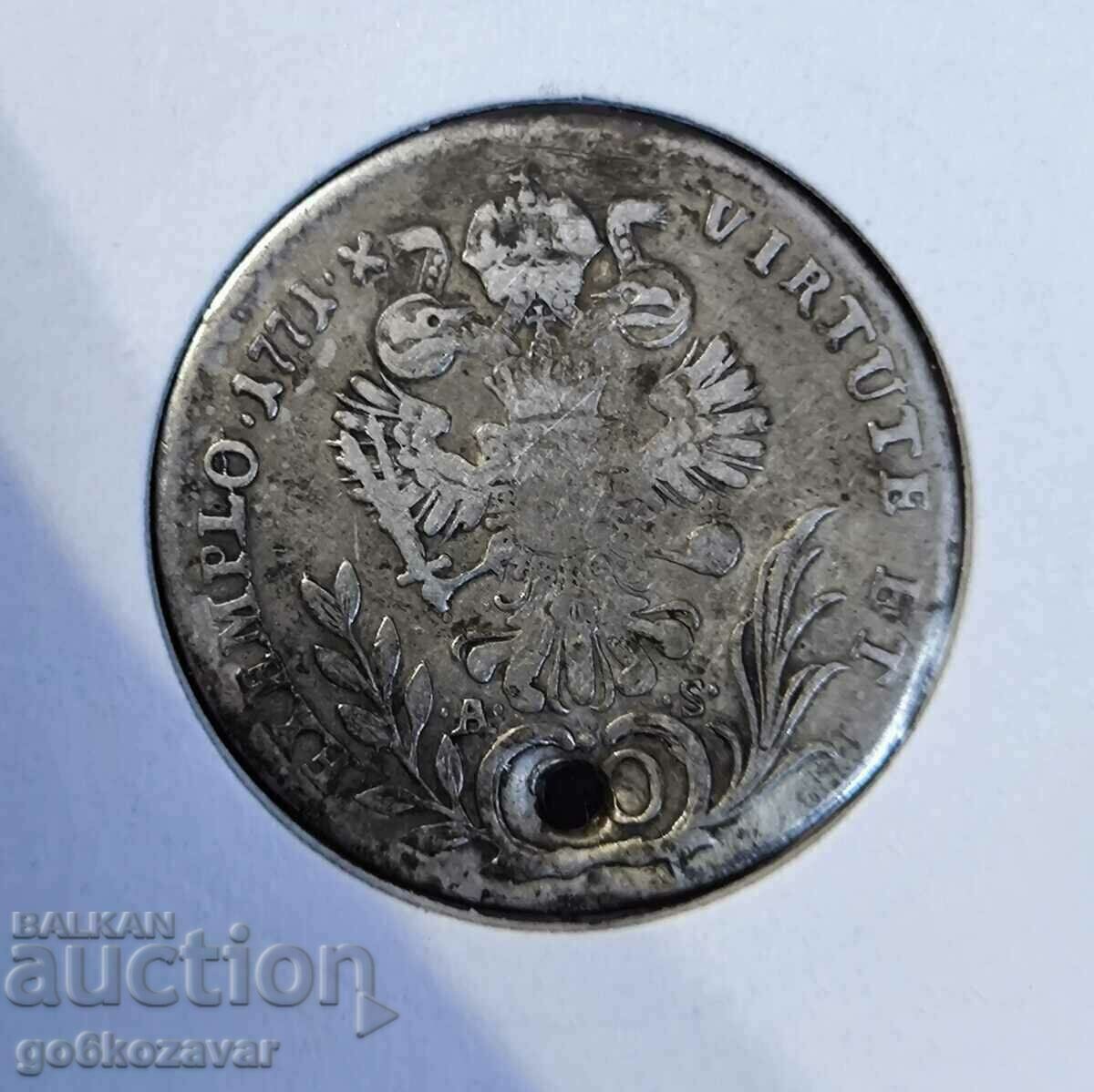 Austria 20 Kreuzer 1771 Silver RR with price 19.00 BGN | € 9.71 Austria 20 Kreuzer 1771 Silver RR with price 19.00 BGN | € 9.71