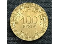 Колумбия. 100 песос 2016 г. UNC.