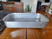 Old aluminum tray