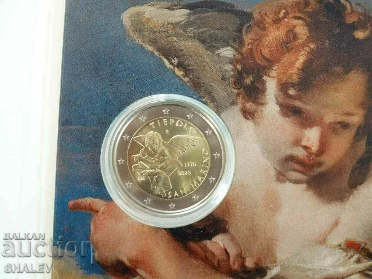 Delivery of 2 Euro 2020 San Marino "Tiepolo" (2) /San Marino/ (2 euros)