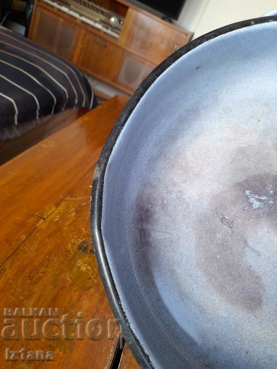 Old enameled tray, casserole - 5 Old enameled tray, casserole - 5