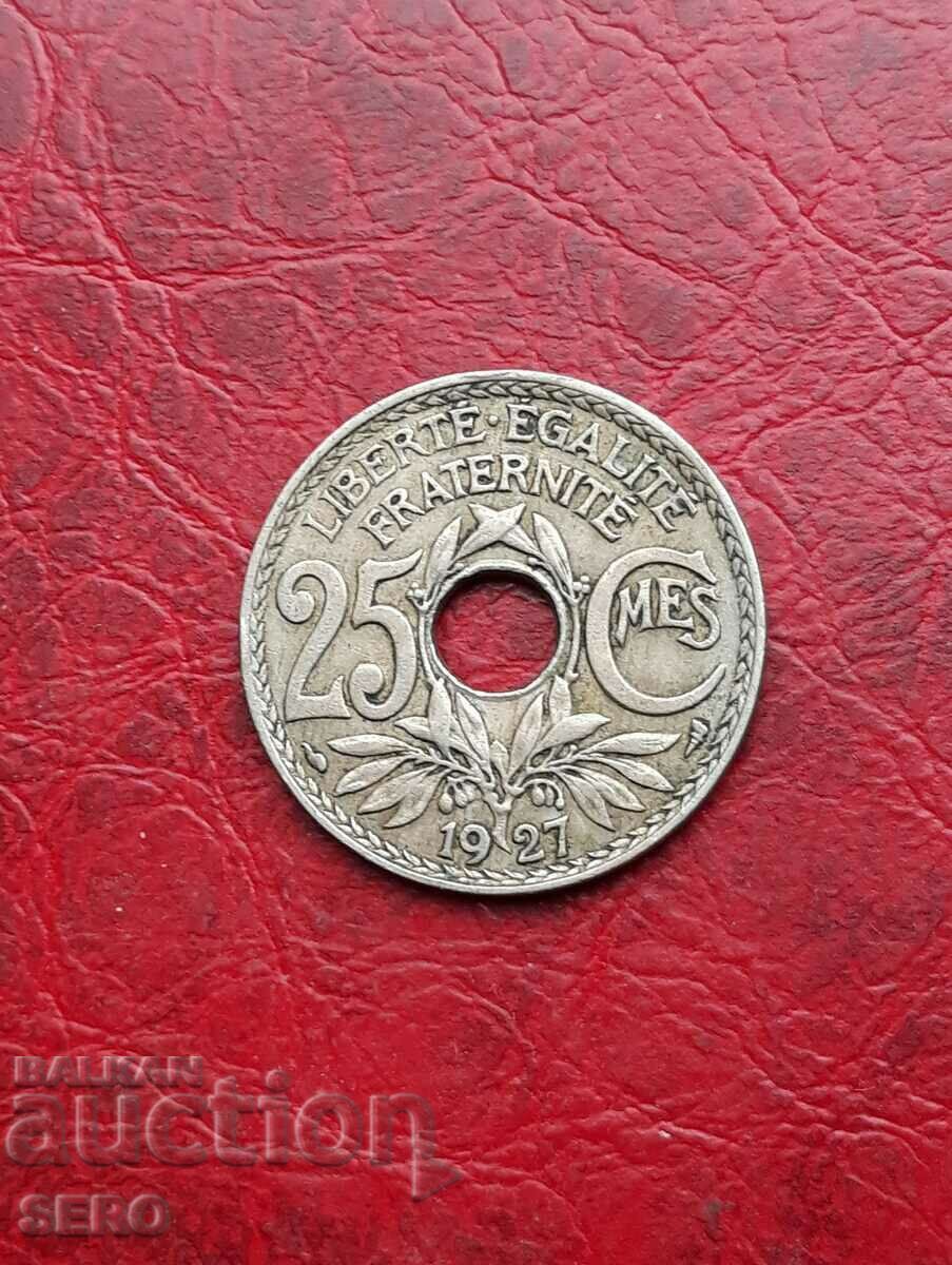 Franța-25 de cenți 1927