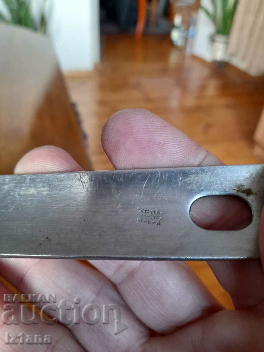 Tavă veche din inox, oțel inoxidabil - 5