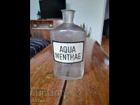 An old bottle of Aqua Menthae
