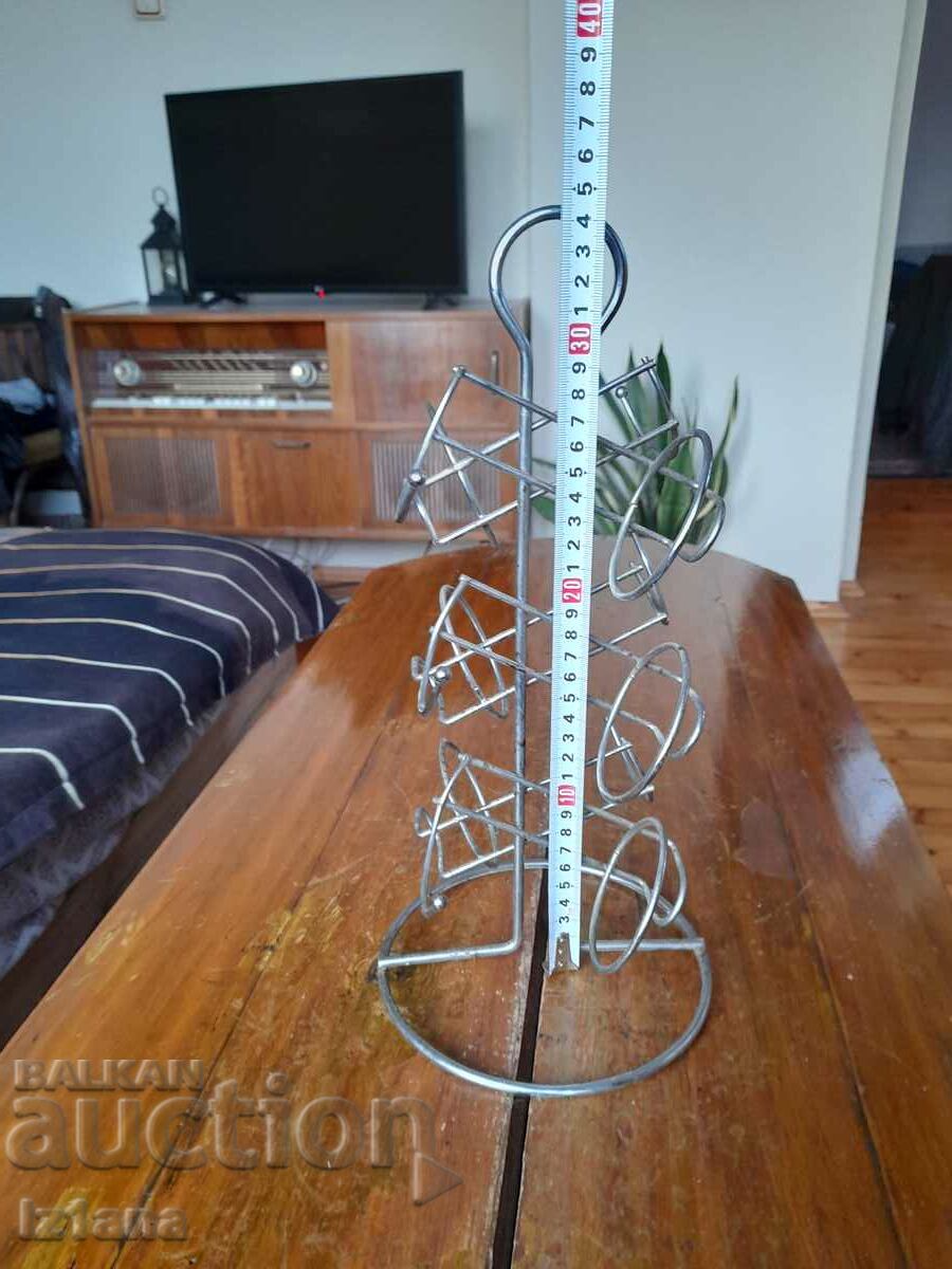Auction  Old stand, cup holder