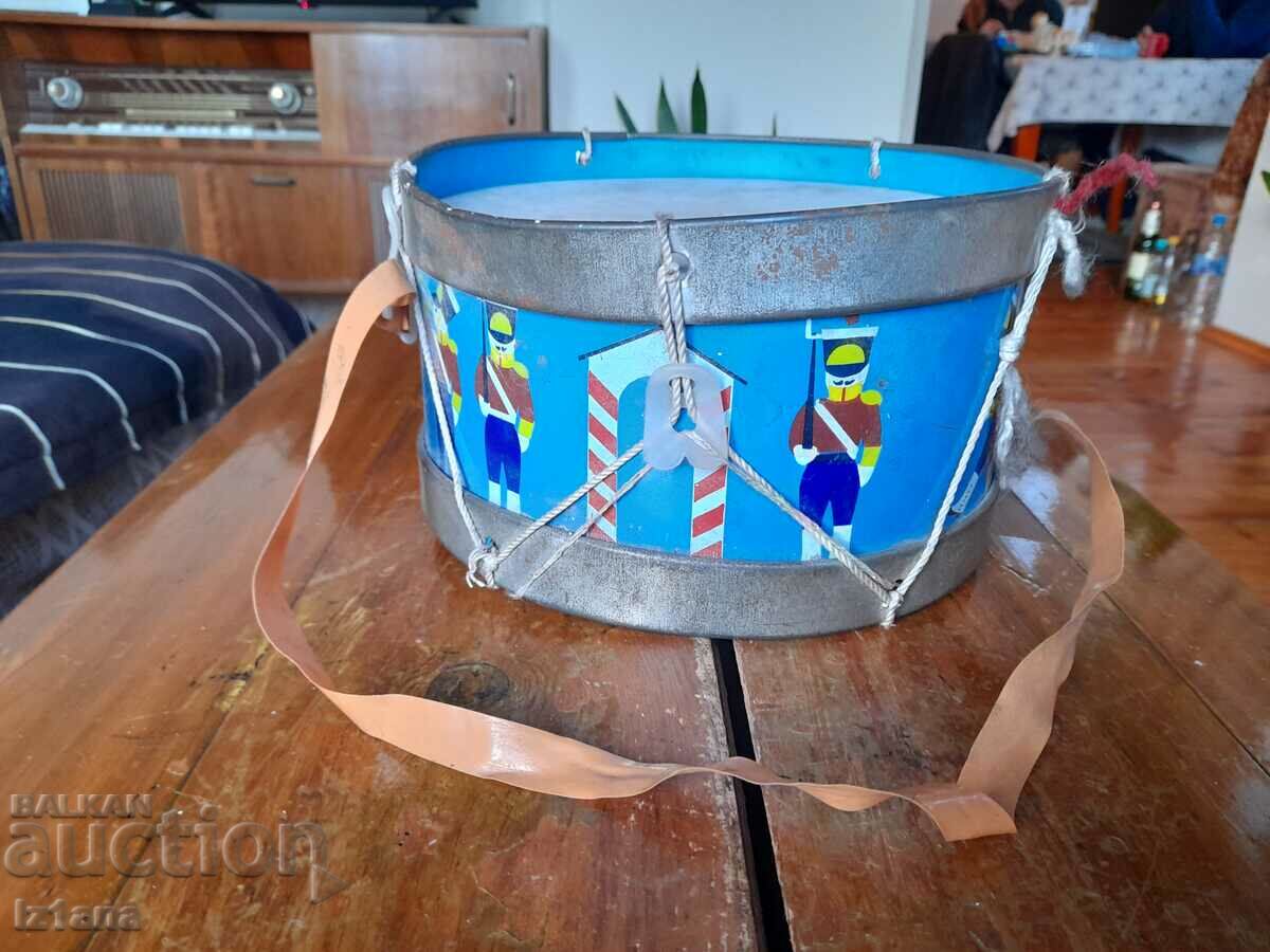 Old children's drum, drum, drum with price 40.00 BGN | € 20.45 Old children's drum, drum, drum with price 40.00 BGN | € 20.45
