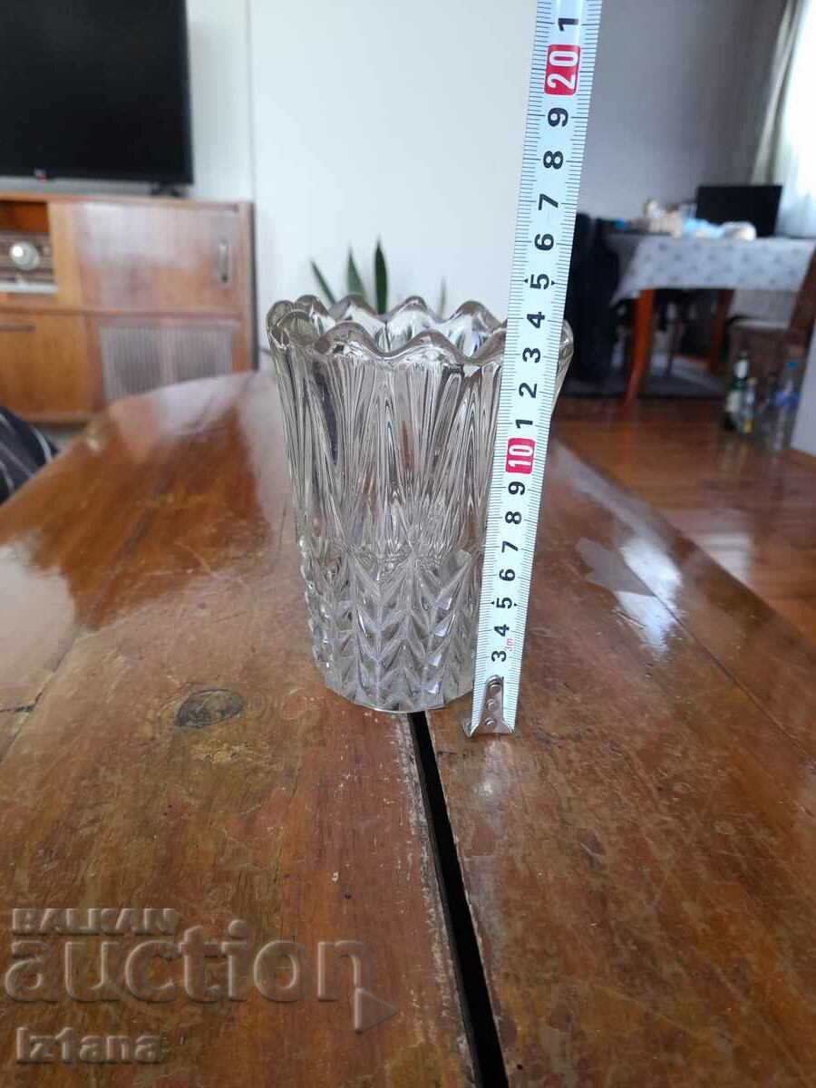 Old glass vase with price 20.00 BGN | € 10.23