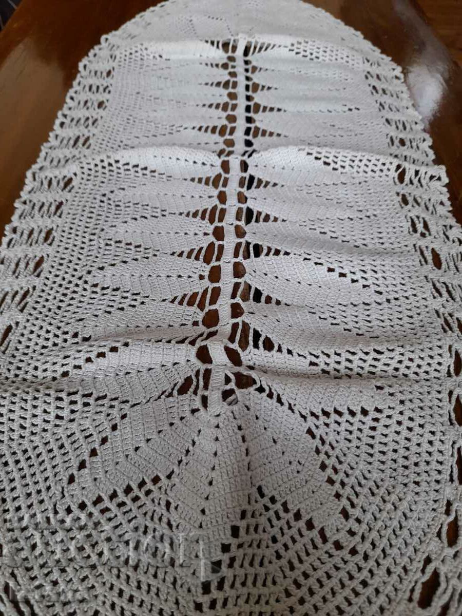 Old knitted tablecloth with price 20.00 BGN | € 10.23 Old knitted tablecloth with price 20.00 BGN | € 10.23