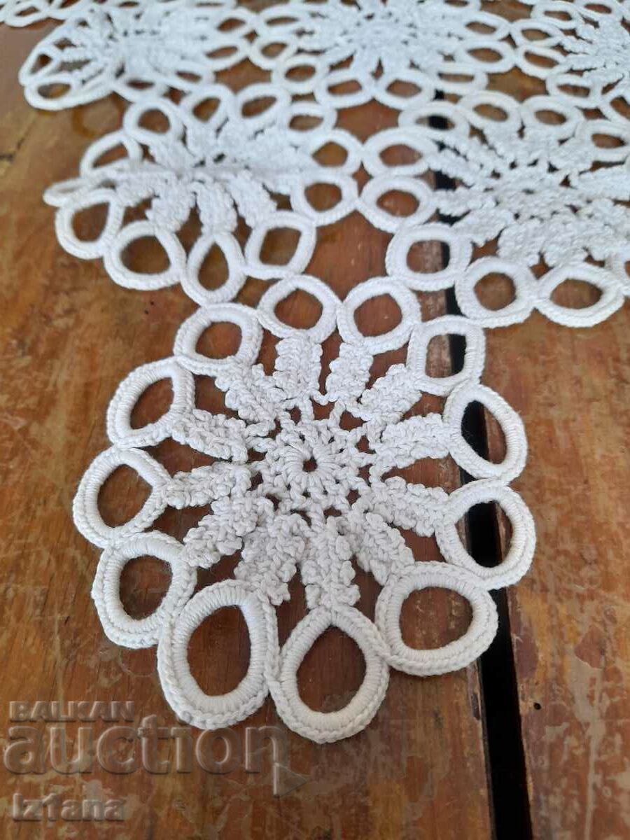 Old knitted tablecloth with price 15.00 BGN | € 7.67 Old knitted tablecloth with price 15.00 BGN | € 7.67