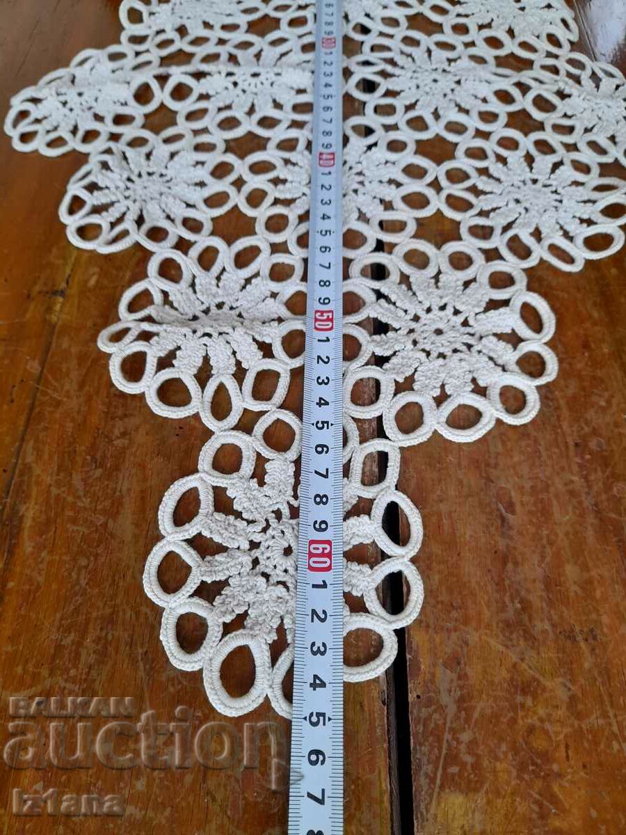 Auction Old knitted tablecloth Auction Old knitted tablecloth