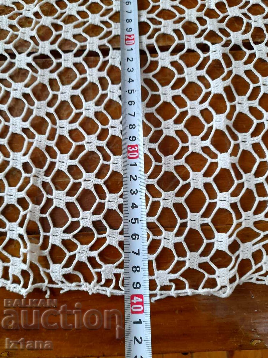 Delivery of Old knitted tablecloth