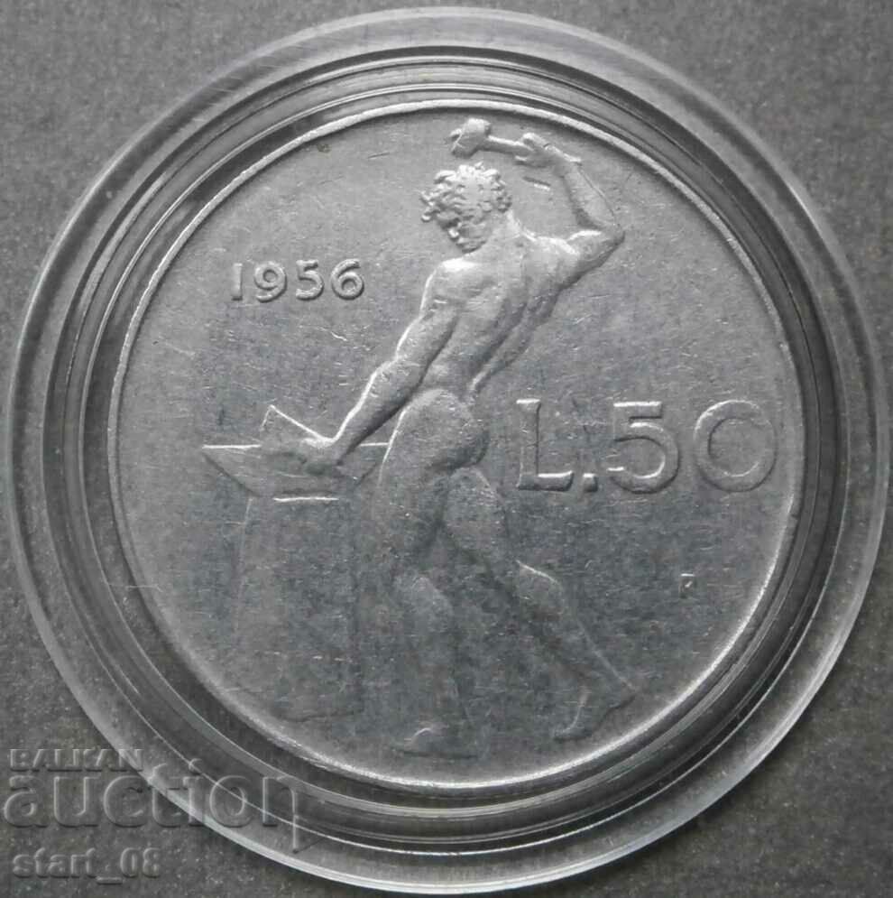 50 лири 1956 Италия