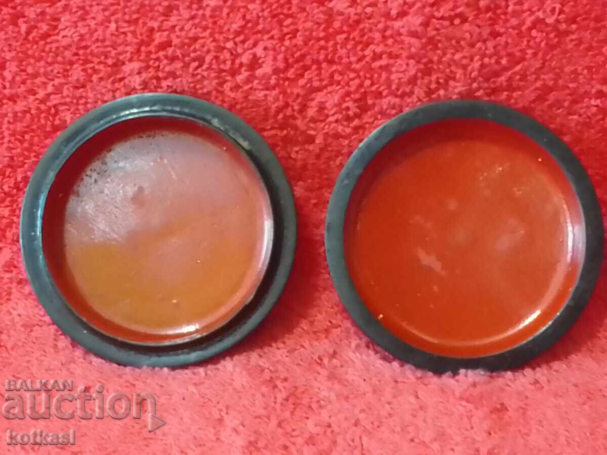 Auction Old box of papier-mâché drawing Cockfight by Holly Tosheva Auction Old box of papier-mâché drawing Cockfight by Holly Tosheva