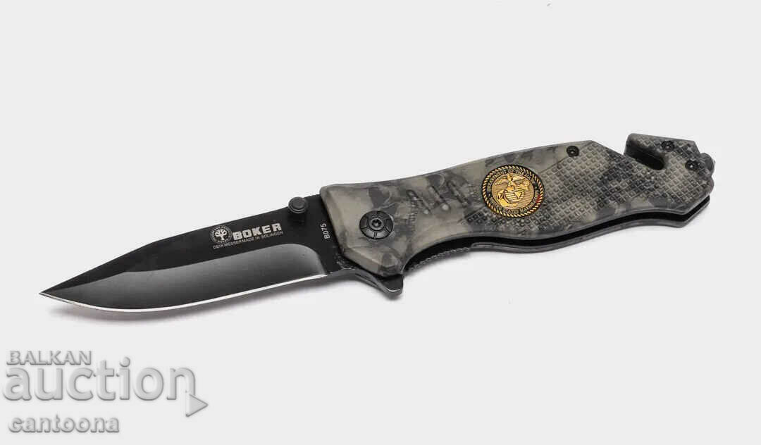 Πτυσσόμενο ημιαυτόματο μαχαίρι BOKER B075 - γκρι, 210/89