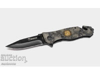 Folding semi-automatic knife BOKER B075 - gray, 210/89
