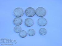 ΠΑΡΤΗ ΒΟΥΛΓΑΡΙΚΑ ΑΣΗΜΕΝΙΑ ΝΟΜΙΣΜΑΤΑ 3Χ2 λέβα, 3Χ1 λέβα, 4Χ50 λέβα ST.