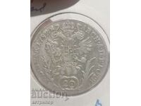 20 Kreuzer Austria Ungaria 1783 În argint