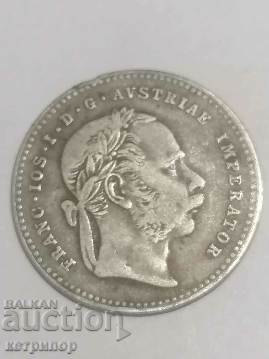 20 Kreuzer Austria Hungary 1869 silver with price 23.00 BGN | € 11.76 20 Kreuzer Austria Hungary 1869 silver with price 23.00 BGN | € 11.76