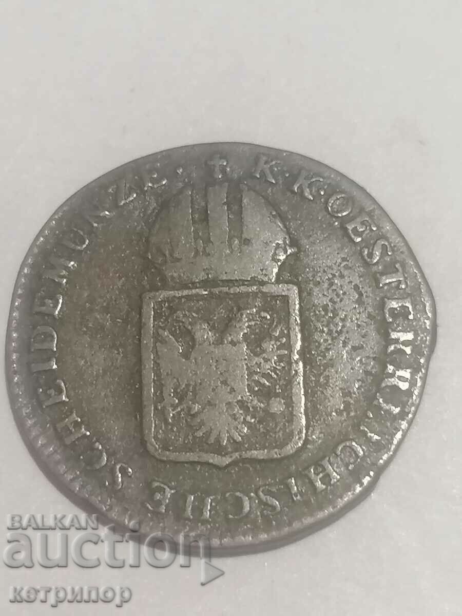 1/4 Kreuzer Austria-Hungary 1816 S Copper with price 15.00 BGN | € 7.67