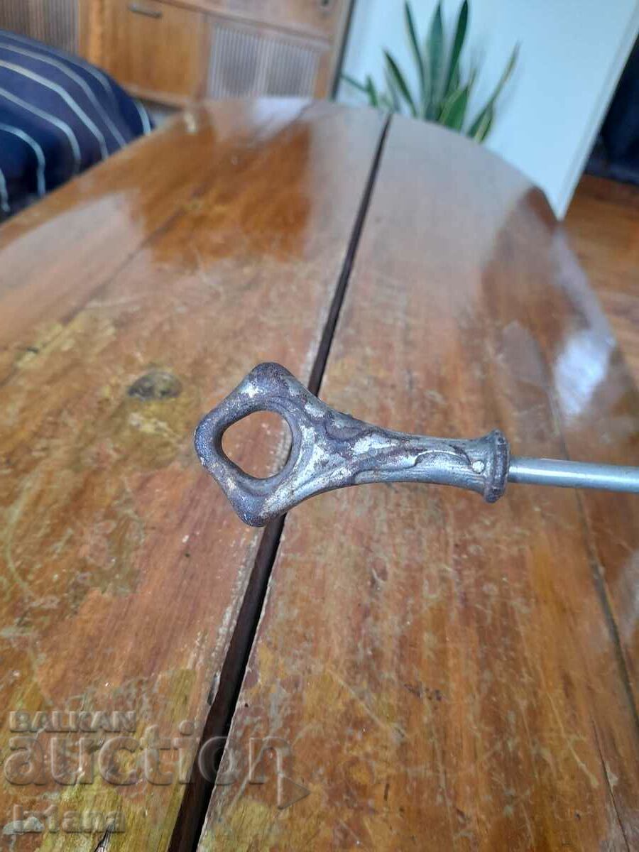 Old shovel for fireplace, hearth - 6