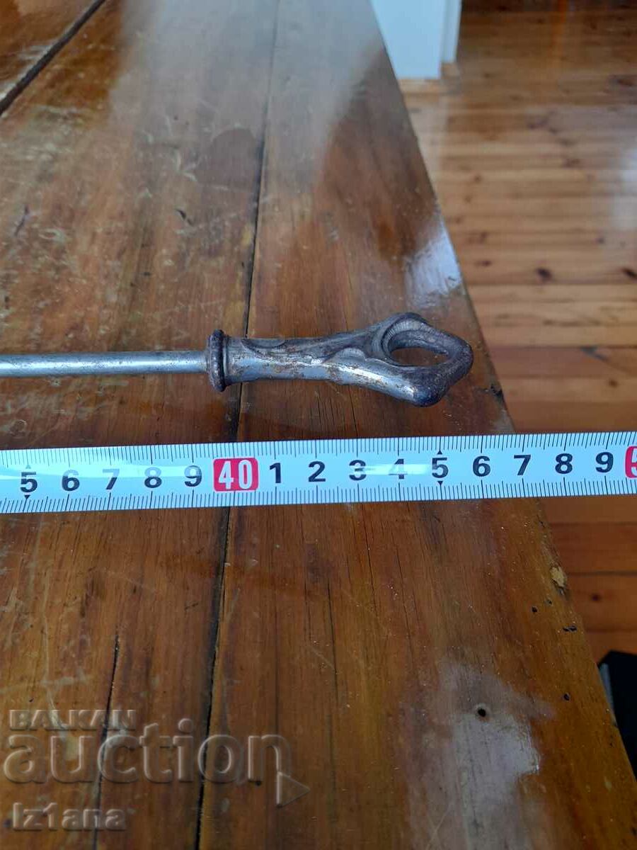 Old shovel for fireplace, hearth - 7