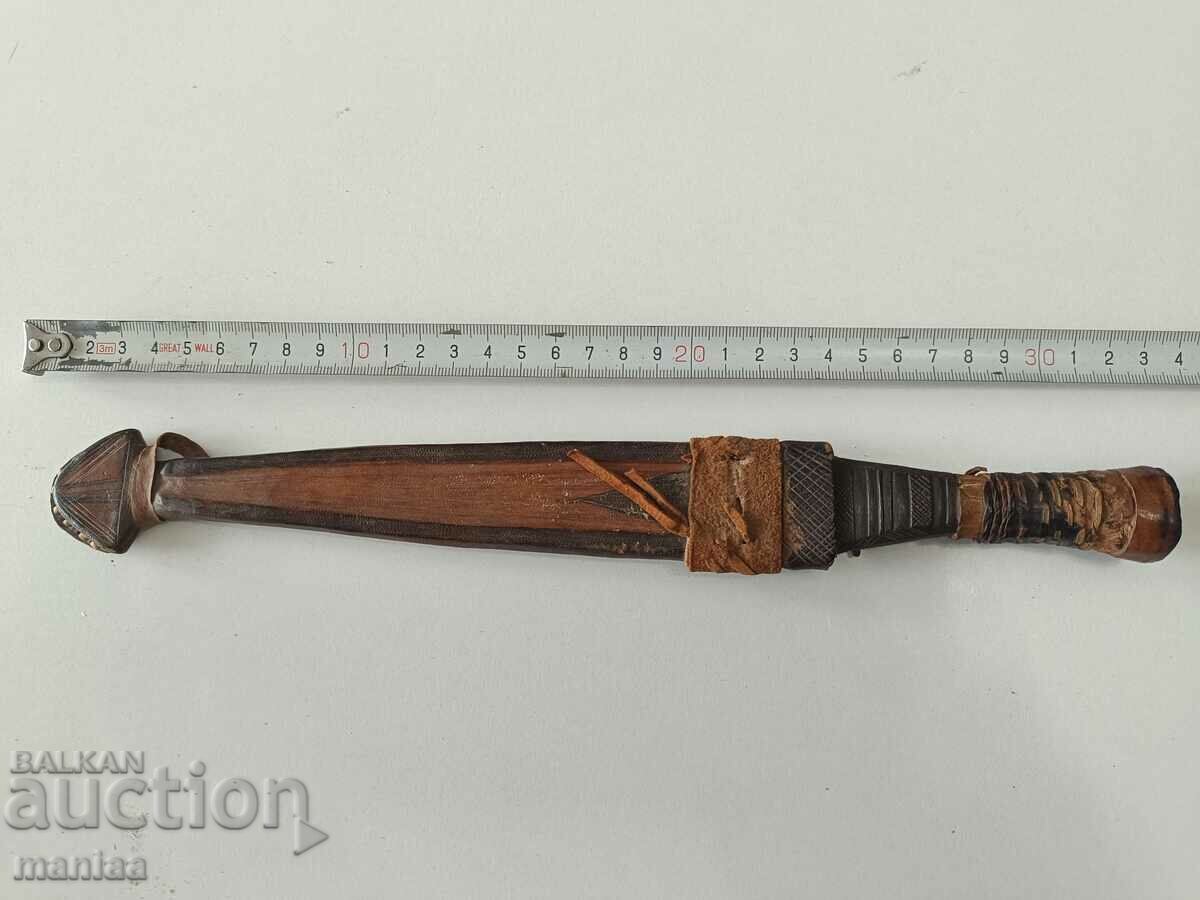 Old African forged dagger 32 cm with price 120.00 BGN | € 61.36 Old African forged dagger 32 cm with price 120.00 BGN | € 61.36