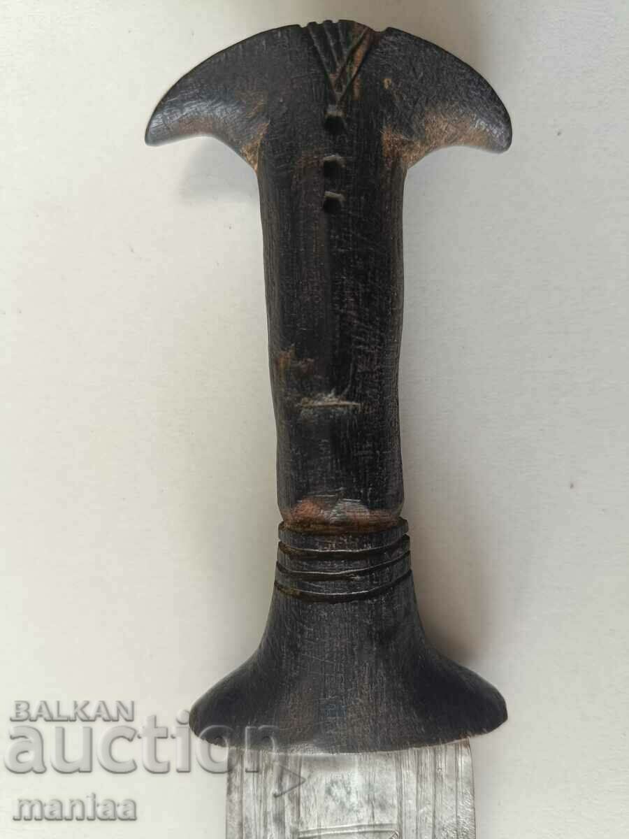 Old African 100 year old dagger 27 cm - 5 Old African 100 year old dagger 27 cm - 5