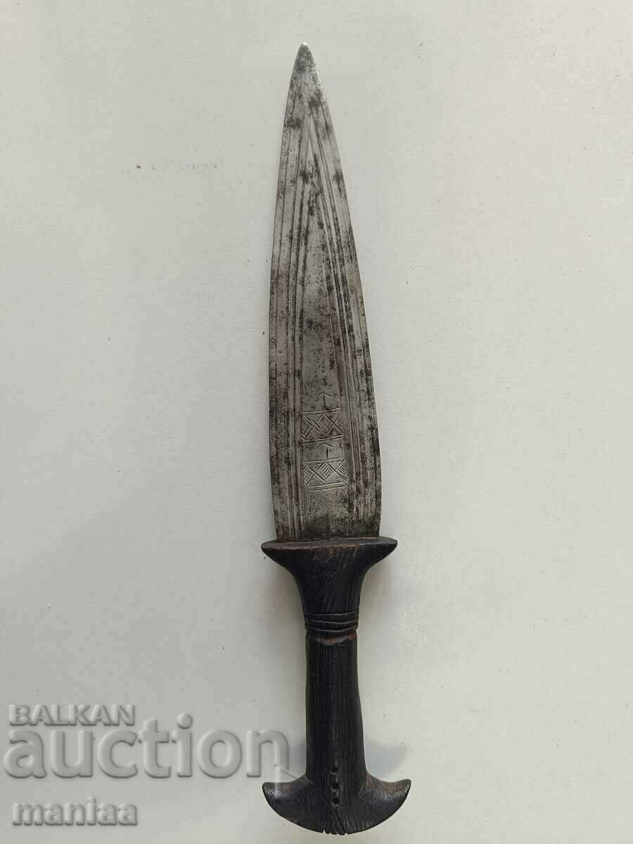 Old African 100 year old dagger 27 cm - 6 Old African 100 year old dagger 27 cm - 6