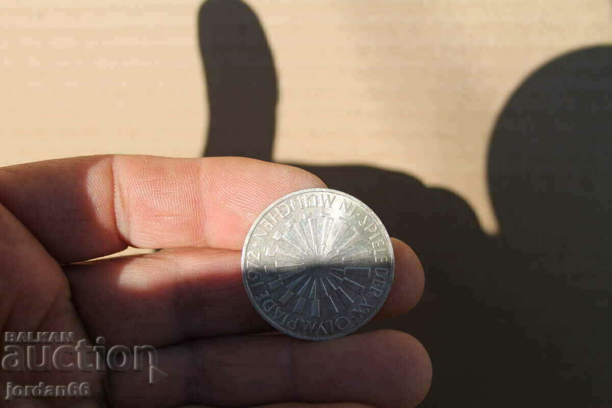 Delivery of 10 "Deutsche mark" 1972 year