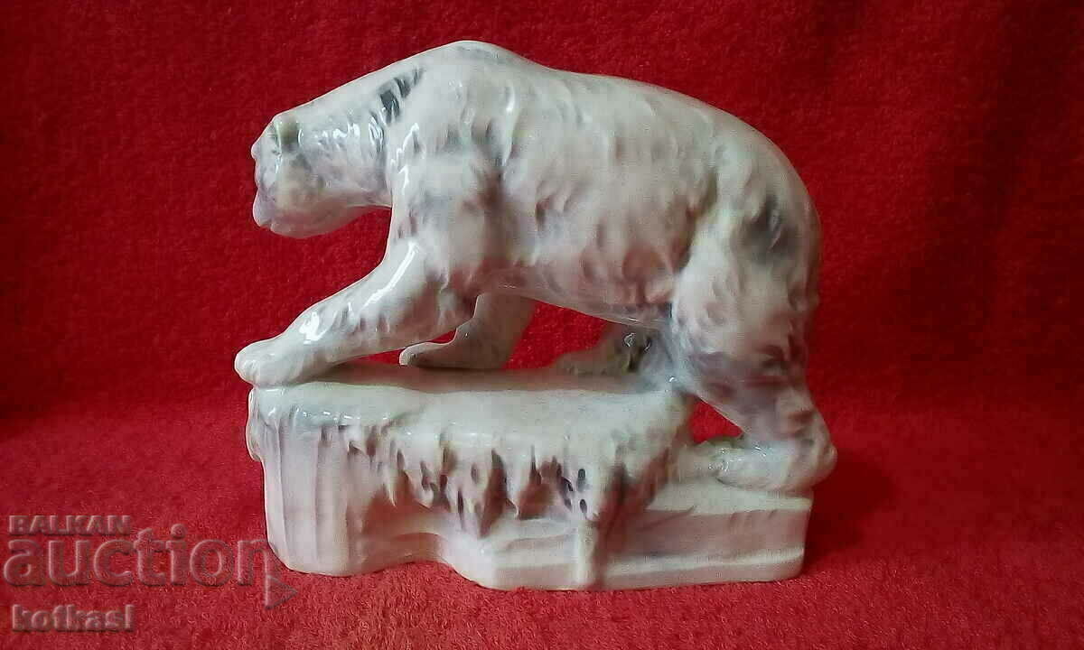 Old porcelain figure White Bear Germany - 5