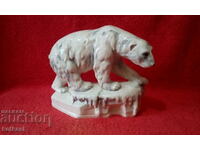 Old porcelain figure White Bear Germany