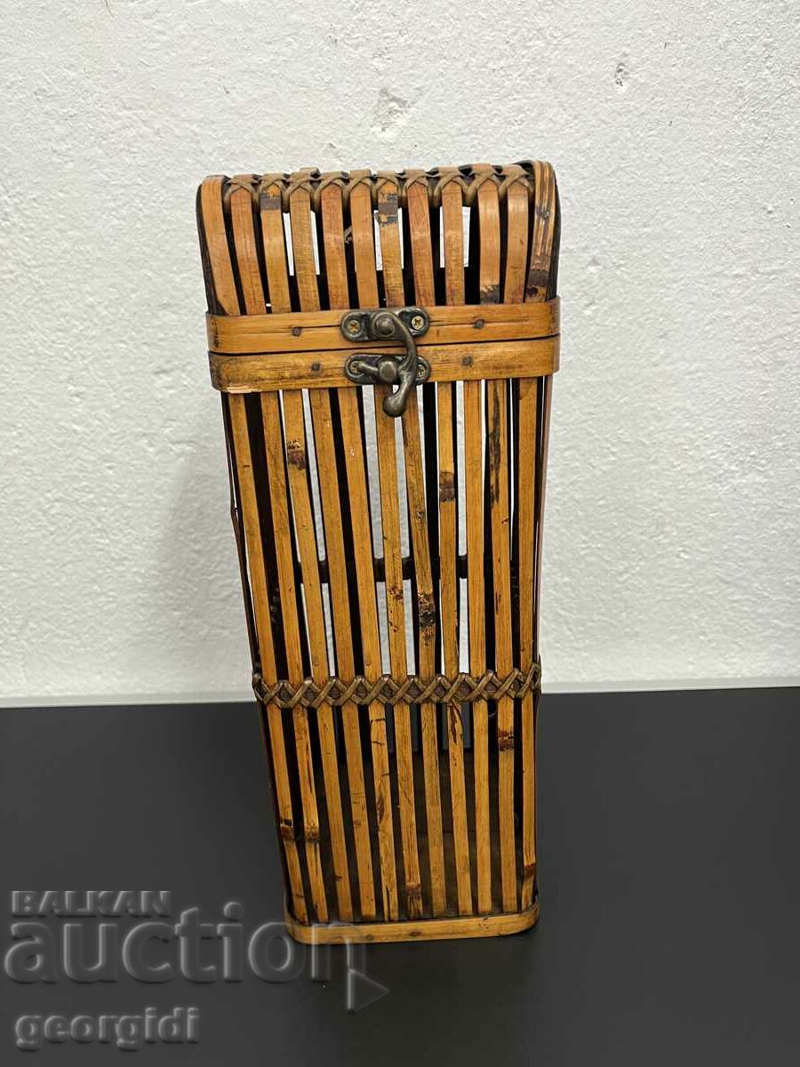Handmade wooden wine box / bottle. #5024